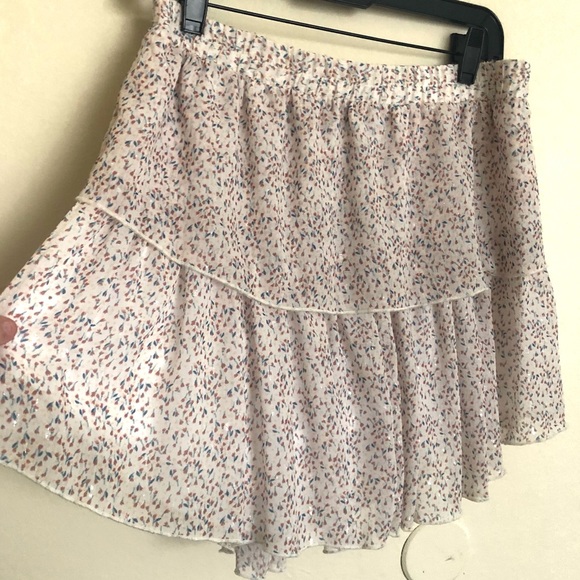Supply & Demand Floral- print Tiered Mini Skirt - Picture 4 of 7